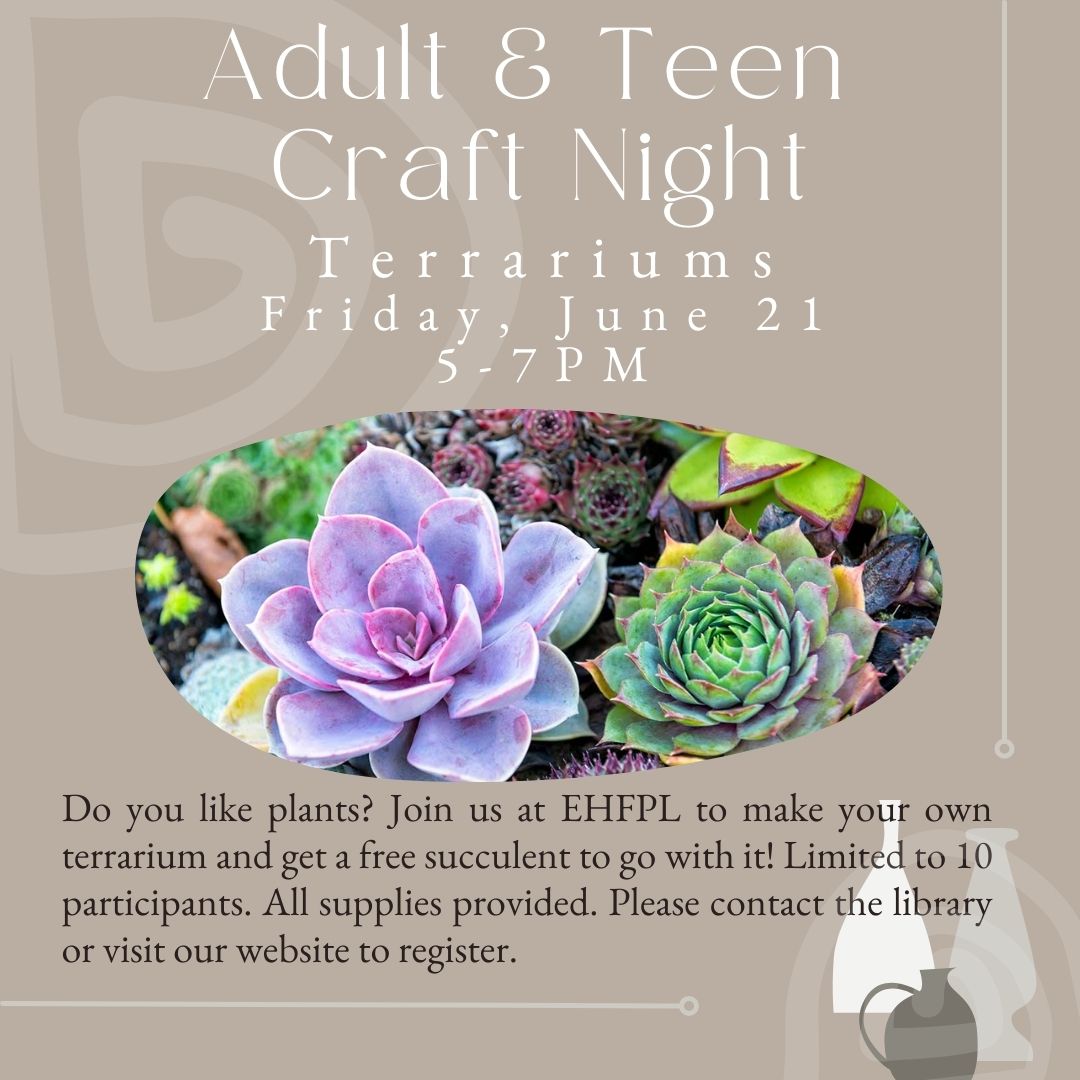 Adult/Teen Craft Night – Terrariums